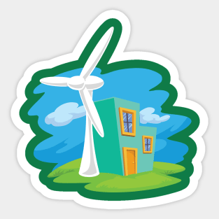 Wind Turbines Sticker